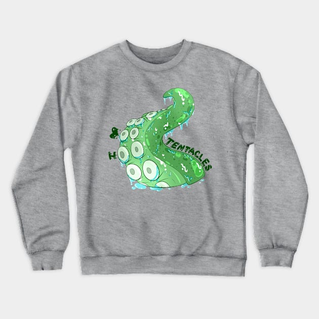 I <3 Tentacles Crewneck Sweatshirt by SharpieSam